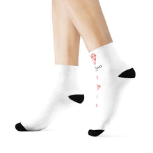Load image into Gallery viewer, I Love Carbon (Diamonds) Crew Socks - Science Geek Club