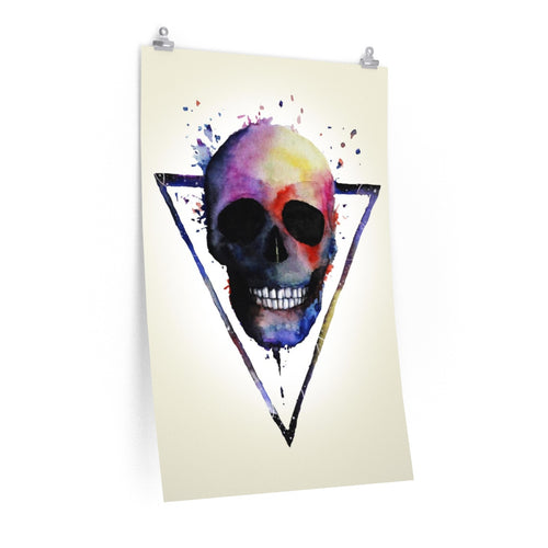 Rock n' Roll Skull for Anatomy Enthusiast Matte Poster - Science Geek Club