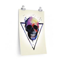 Load image into Gallery viewer, Rock n&#39; Roll Skull for Anatomy Enthusiast Matte Poster - Science Geek Club