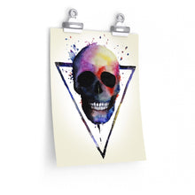 Load image into Gallery viewer, Rock n&#39; Roll Skull for Anatomy Enthusiast Matte Poster - Science Geek Club
