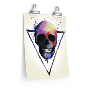 Rock n' Roll Skull for Anatomy Enthusiast Matte Poster - Science Geek Club