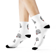 Load image into Gallery viewer, Cheeky Einstein Crew Socks - Science Geek Club