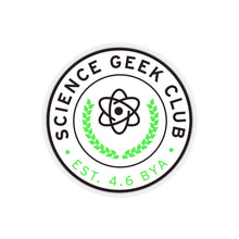 Load image into Gallery viewer, Science Geek Club Sticker White Background - Science Geek Club