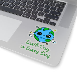 Earth Day is Every Day Heart  Sticker - Science Geek Club