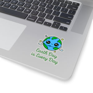 Earth Day is Every Day Heart  Sticker - Science Geek Club