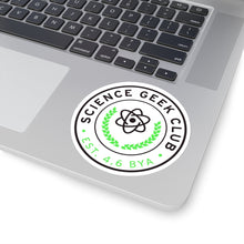 Load image into Gallery viewer, Science Geek Club Sticker White Background - Science Geek Club