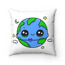 Load image into Gallery viewer, Adorable Happy Earth Pillow - Science Geek Club