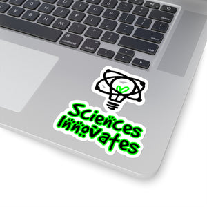 Science Innovates Kiss-Cut Sticker - Science Geek Club