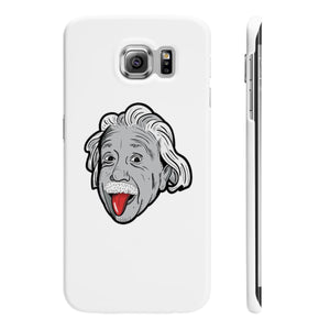 Albert Einstein Sticking His Tongue Out Phone Cases - Science Geek Club