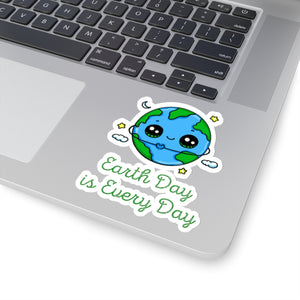 Earth Day is Every Day Heart  Sticker - Science Geek Club