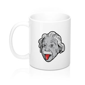 Cheeky Albert Einstein Sticks His Tongue Out 11oz Mug - Science Geek Club