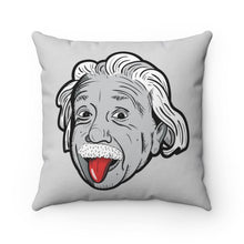 Load image into Gallery viewer, Cheeky Albert Einstein Square Pillow - Science Geek Club