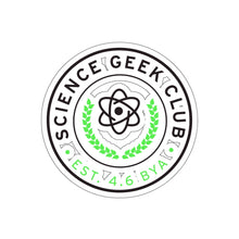 Load image into Gallery viewer, Science Geek Club Sticker with Transparent Background - Science Geek Club