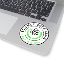 Load image into Gallery viewer, Science Geek Club Sticker White Background - Science Geek Club