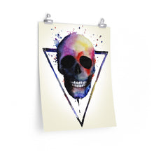 Load image into Gallery viewer, Rock n&#39; Roll Skull for Anatomy Enthusiast Matte Poster - Science Geek Club