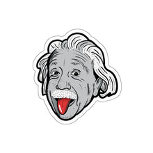 Load image into Gallery viewer, Albert Einstein Sticking Out His Tongue Stickers - Science Geek Club