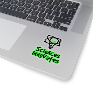 Science Innovates Kiss-Cut Sticker - Science Geek Club