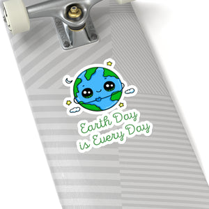 Earth Day is Every Day Heart  Sticker - Science Geek Club