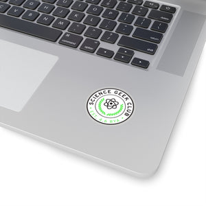 Science Geek Club Sticker White Background - Science Geek Club