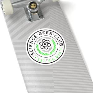 Science Geek Club Sticker with Transparent Background - Science Geek Club