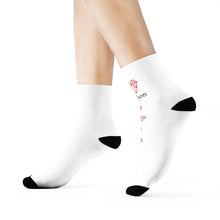 Load image into Gallery viewer, I Love Carbon (Diamonds) Crew Socks - Science Geek Club