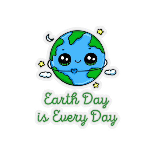 Earth Day is Every Day Heart  Sticker - Science Geek Club