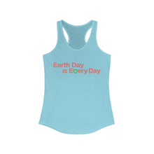 Load image into Gallery viewer, Earth Day is Every Day Women&#39;s Racerback Tank - Science Geek Club