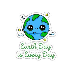 Earth Day is Every Day Heart  Sticker - Science Geek Club