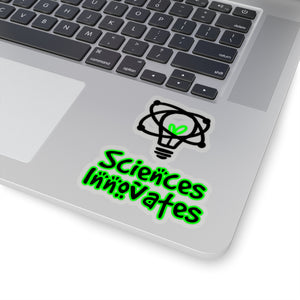 Science Innovates Kiss-Cut Sticker - Science Geek Club