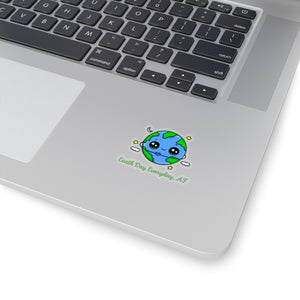 Earth Day Every Day, AF Kiss-Cut Sticker - Science Geek Club