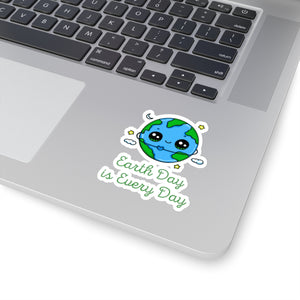 Earth Day is Every Day Heart  Sticker - Science Geek Club