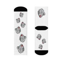 Load image into Gallery viewer, Cheeky Einstein Crew Socks - Science Geek Club