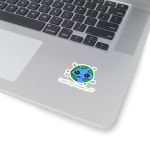 Earth Day Every Day, AF Kiss-Cut Sticker - Science Geek Club