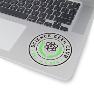 Science Geek Club Sticker with Transparent Background - Science Geek Club