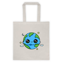 Load image into Gallery viewer, Adorable Mother Earth Reusable Earth Day Cotton Canvas Tote - Science Geek Club