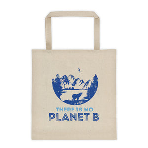 There is No Planet B Tote Bag with Reinforced Bottom - Science Geek Club