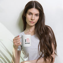 Load image into Gallery viewer, I Love (Heart) Biology (Anatomical Aorta) Mug - Science Geek Club