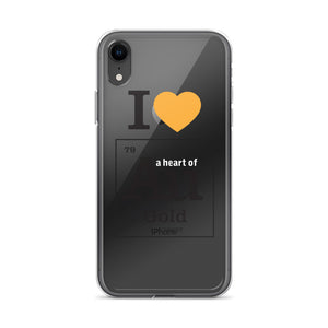 I Love Gold (Au) iPhone Case - Science Geek Club