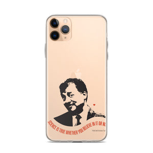 Neil DeGrasse Tyson—Transparent iPhone Case - Science Geek Club