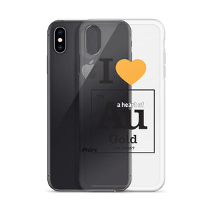 I Love Gold (Au) iPhone Case - Science Geek Club