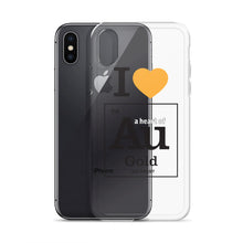 Load image into Gallery viewer, I Love Gold (Au) iPhone Case - Science Geek Club