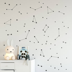 DIY Adorable Nordic Style Constellation Removable Wall Decal - Science Geek Club