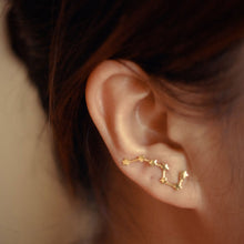 Load image into Gallery viewer, Big Dipper Constellation Ear Climber Earring - Science Geek Club