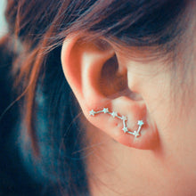 Load image into Gallery viewer, Big Dipper Constellation Ear Climber Earring - Science Geek Club