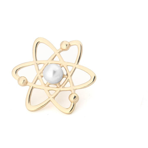 Feminine Atom Molecule Science Pin - Science Geek Club