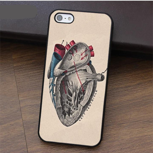Vintage Anatomical Heart Phone Case for iPhone - Science Geek Club