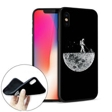 Load image into Gallery viewer, Cartoonish Astronomy Lover&#39;s Soft Silicone Phone Case for iPhones - Science Geek Club