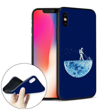 Load image into Gallery viewer, Cartoonish Astronomy Lover&#39;s Soft Silicone Phone Case for iPhones - Science Geek Club