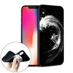 Cartoonish Astronomy Lover's Soft Silicone Phone Case for iPhones - Science Geek Club