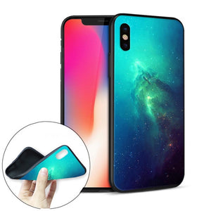 Cartoonish Astronomy Lover's Soft Silicone Phone Case for iPhones - Science Geek Club